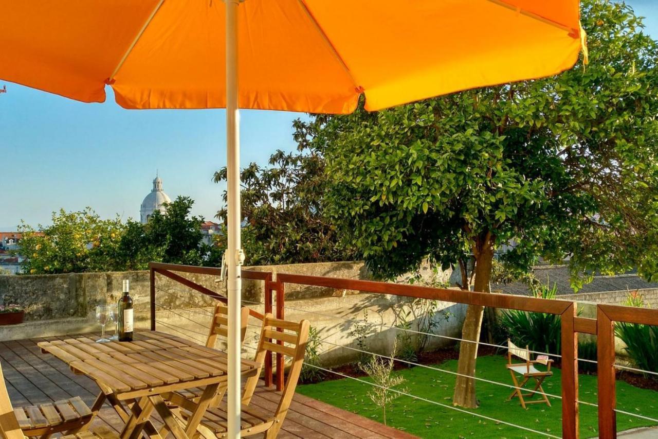 Central 2 bedroom apt w/Garden&Pantheon Views Lissabon Exterior foto